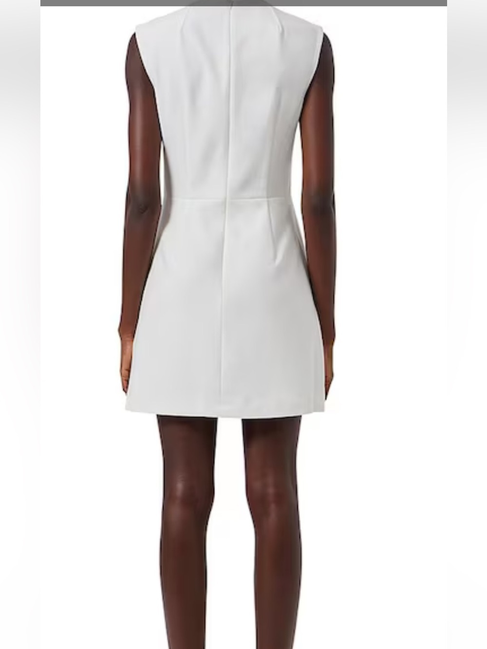 French Connection Ruth Whisper Square Neck Sleeveless Mini Dress NWOT Size 12 - Picture 2 of 6